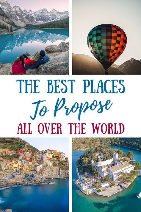 15 Of The Most Romantic Places To Propose  #travel #engagement #wedding Romantic Places To Propose, Most Romantic Places In The World, Places To Propose Ideas, Places To Get Engaged, Proposal Places, Places To Propose, Beach Tumblr, Best Places To Propose, When Youre In Love