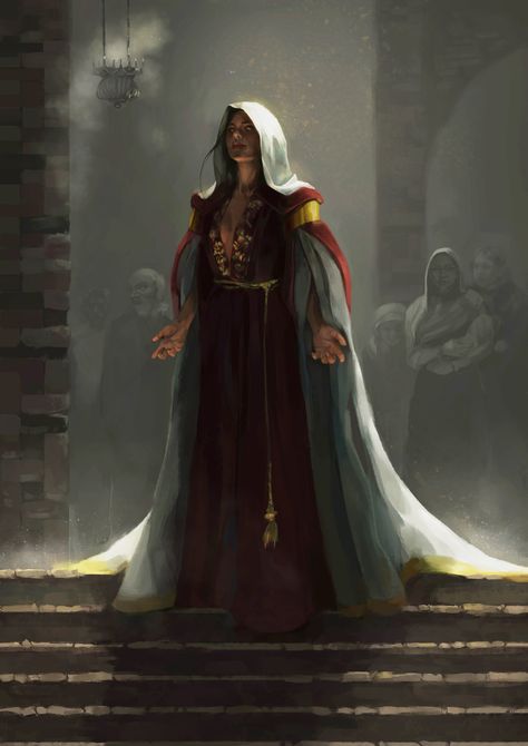 ArtStation - Priestess Priestess Art, Dark Priestess, Blood Elf, Fantasy Witch, Targaryen Art, Marvel Spiderman Art, Viking Art, Fantasy Images, Dungeons And Dragons Homebrew