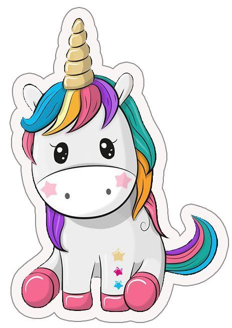 Unicornio Sticker Pegatina 861 fondabtunicorn Unicorn Number Cake, Fondant Unicorn Cake Toppers, Diy Unicorn Cake, Chibi Unicorn, Unicorn Topper, Unicorn Drawing, Number Cake Toppers, Unicorn Cake Topper, Unicorn And Glitter