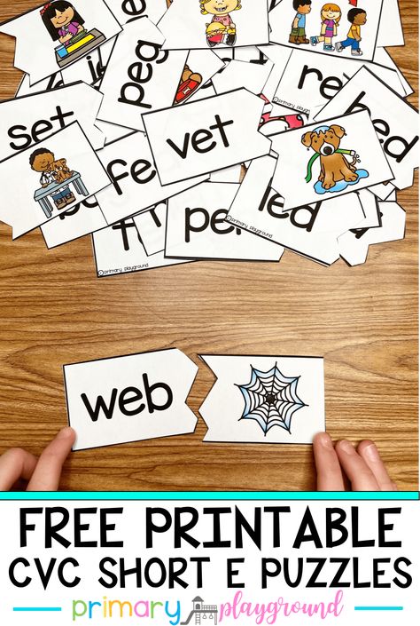 Free Printable Cvc Word Mat, Diy Cvc Word Activities, Cvc Word Puzzles Free, Cvc Centers For Kindergarten Free, Free Cvc Word Activities, Cvc Activities Kindergarten, Cvc Puzzle, Kindergarten Intervention, Cvc Centers