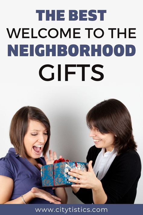 The Best Welcome to the Neighborhood Gifts Small Welcome Gifts For Neighbors, Welcome To The Neighborhood Gift Ideas, Welcome Gift For New Neighbors, Welcome Neighbor Gift Ideas, New Neighbor Welcome Gift, Welcome To The Neighborhood Gift, Open House Gift, Welcome New Neighbors, New Neighbor Gifts