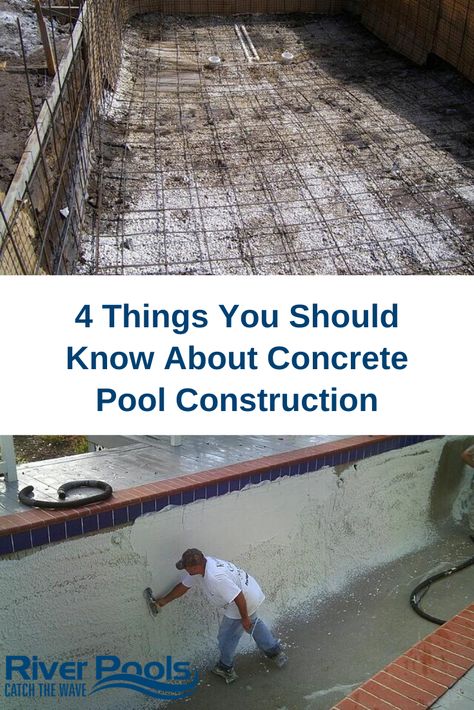 Diy Concrete Pool How To Build, Concrete Pool Design, Pool Installation Inground, Home Made Pools, Concrete Pools Inground, Diy Concrete Pool, Cement Pool, Walk In Pool, Concrete Cabin