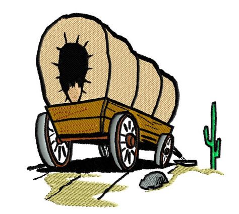 Cultural Embroidery Design: Covered Wagon from King Graphics - ClipArt Best - ClipArt Best Oregon Trail Game, Informational Poster, Train Cartoon, Western Expansion, Trail Life, 4th Grade Social Studies, Westward Expansion, Problem Based Learning, The Oregon Trail