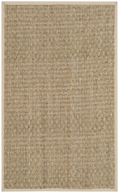 Catherine Natural/Ivory Area Rug Sisal Area Rugs, Entryway Living Room, Beach House Style, Natural Fiber Rugs, Accent Rug, Carpet Colors, Geometric Area Rug, Ivory Rug, Neutral Rugs