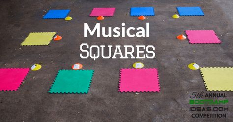 Musical Squares (Competition Entry - Finisher) - Bootcamp Ideas Bootcamp Games, Bootcamp Ideas, Fitness Games, Games At Home, Card Workout, Competition Games, Beach Workouts, Boot Camp Workout, Childhood Games