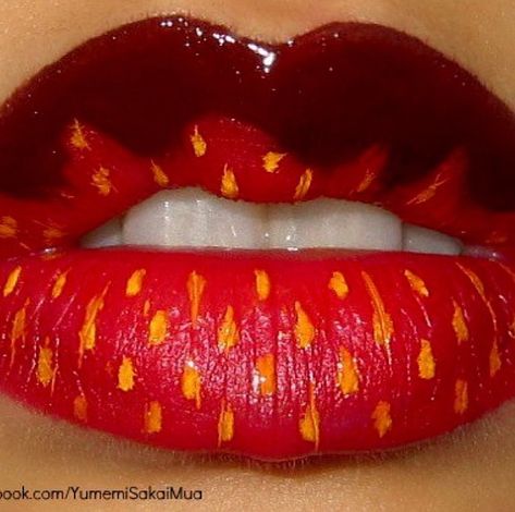 Lip art! Strawberry Lips, Covered Strawberry, Read My Lips, Candy Lips, Lips Art, Beautiful Lipstick, Nice Lips, Love Lips, Chocolate Dipped Strawberries