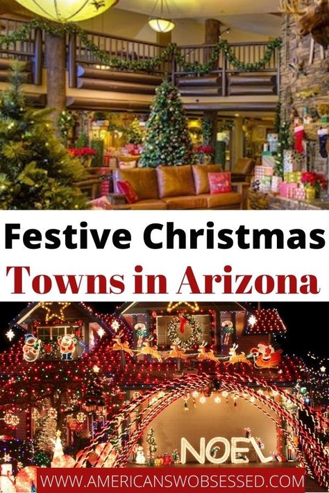 Want to celebrate Christmas in Arizona? Click thru for all the magical places to celebrate this year. Arizona Christmas, Arizona Attractions, Christmas Travel Destinations, Christmas Things To Do, Christmas Getaways, Travel Christmas Gifts, Prescott Arizona, Christmas Destinations, Visit Arizona