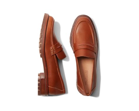 Madewell The Corinne Lugsole Loafer | Zappos.com Casual Work Shoes Women, Lugsole Loafer, Penny Loafers Outfit, Airplane Quilt, Work Shoes Women, Fall Lookbook, Brown Loafers, Madewell Shoes, Autumn Style