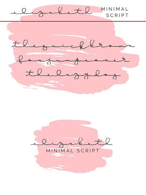 Elizabeth Minimal Font Handwriting Fonts Alphabet, Font Tattoo Ideas, Tattoo Ideas Minimal, Minimalist Handwriting, Cursive Tattoo, Tattoo Minimal, Font Tattoo, Minimal Font, Tattoo Font