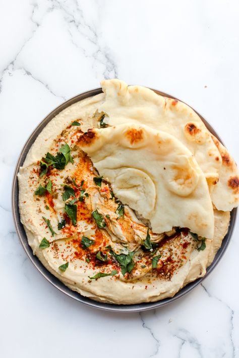 Kat Can Cook, Blender Hummus, Kathleen Ashmore, Simple Appetizers, White Bean Hummus, Hummus Ingredients, Bean Hummus, Whipped Goat Cheese, Hummus Dip