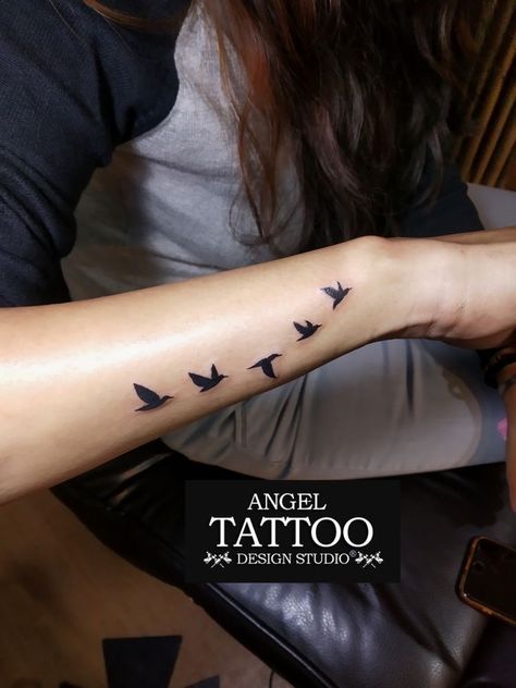 Tattoo For Women Small Arm, Birds Wrist Tattoos For Women, Small Birds Tattoos For Women, Small Bird Tattoos For Women Arm, Birds Tattoo Wrist, Birds Wrist Tattoo, Flying Bird Tattoos For Women, Tattoos For Women Small Wrist, Birds Tattoos For Women