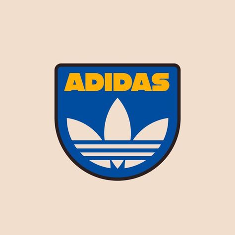 Adidas Graphic Design, Adidas Logo Design, Adidas Logo Art, Retro Logo Inspiration, Adidas Wallpaper, Alfabet Font, Logos Vintage, Adidas Art, 90s Logo