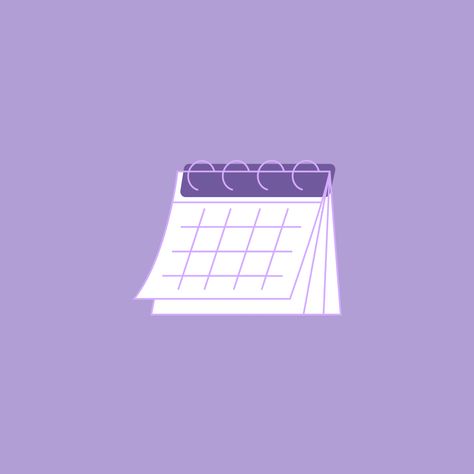 Purple Calendar Icon, Ios App Icon Design Purple, App Icon Design Purple, Icon Design Purple, Purple Calendar, Purple App Icon, Ipad Design, Notion Aesthetic, Design Calendar