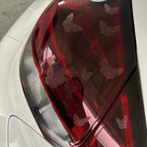 16 Assorted Butterfly Headlight Taillight Decals 2 Sticker Sheets Glitter Frosted Red Vinyl for Car Exterior Lights and Windows - Etsy -  #Assorted #Butterfly #Car #Decals #Etsy #exterior #frosted #glitter #Headlight #Lights #Red #Sheets #sticker #Taillight #Vinyl #Windows Butterfly Car Stickers, Car Decor Outside, Cute Car Customizations, Butterfly Car Accessories, Girly Car Stickers, Car Exterior Decorations, Stickers For Cars Ideas, Car Decorations Exterior, Heart Tail Lights