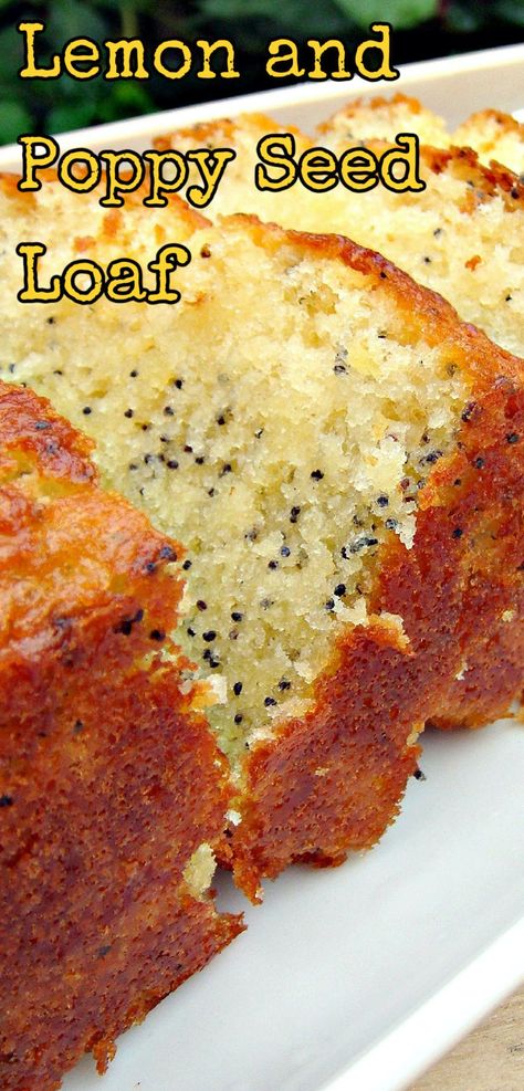 Pecan Carrot Cake, Weetabix Cake, Poppy Seed Loaf, Poppy Seed Cake Recipe, Seed Loaf, Seeded Bread Recipes, Poppyseed Cake, Peach Pound Cakes, Lemon Poppyseed Bread