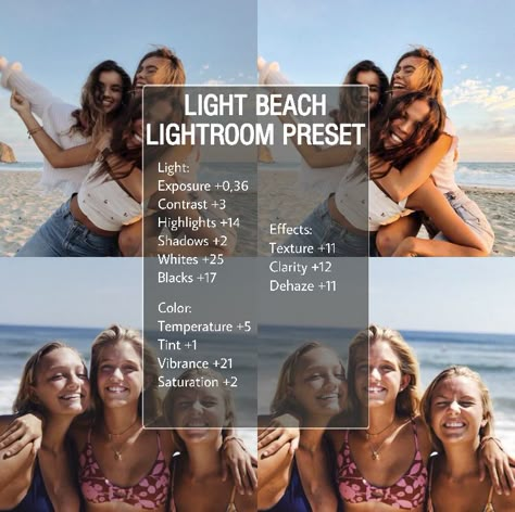 Light beach lightroom preset Beachy Lightroom Presets, Editing Beach Photos Lightroom, Beach Photo Edit Lightroom, Best Lightroom Edits, Beach Lightroom Edit, Lightroom Beach Editing, Minimal Lightroom Preset, Lightroom Preset Recipes, Light Room Presets Free Tutorial