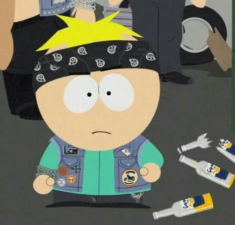 Butters Leopold, Butters Stotch Icon, Butters Sp, Butters Stotch, Butters South Park, Goth Kids, South Park Memes, North Garden, South Park Characters