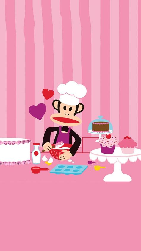 Paul Frank Aesthetic, Birthday Lockscreen, Cute Monkey Wallpaper, Paul Frank Wallpapers, Paul Frank Wallpapers Iphone, Preppy Wallpaper Monkey, Paul Frank Pfp, Paul Frank Poster, Paul Frank Monkey Wallpaper