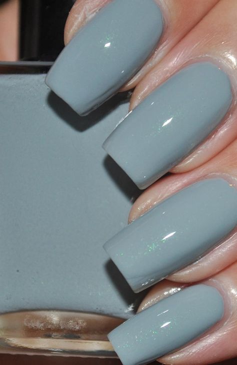 Grey Nail, Grey Nail Polish, Fall Nail Polish, Shimmer Nail Polish, Nail Shimmer, Nagel Tips, Gray Nails, Nail Polish Designs, Hot Nails