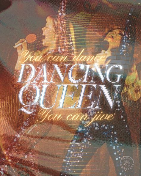 Dancing Queen Poster, Dancing Queen Lyrics, Disco 80, Song Posters, Ap Drawing, Minimalist Music, Lyrics Poster, Queen Poster, Graphic Posters