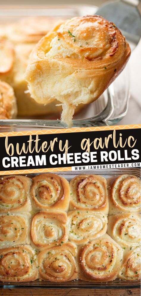 Cheese Garlic Rolls, Good Savory Food, Best Rolls For Christmas Dinner, Savory Rolls Breakfast, Savory Cinnamon Rolls Recipe, Garlic Cream Cheese Rolls, Filled Bread Recipes, Stuffed Garlic Cream Cheese Rolls 12 Tomatoes, Stuffed Garlic Cream Cheese Rolls