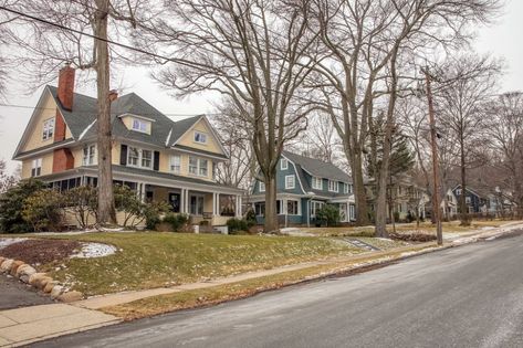 Comparing Suburbs: Montclair in New Jersey vs. Dobbs Ferry in New York - The New York Times New York Neighborhoods, New Americana, Suburban House, Dr House, Westchester County, The Suburbs, Sims House, Pretty House, Dream Home Design