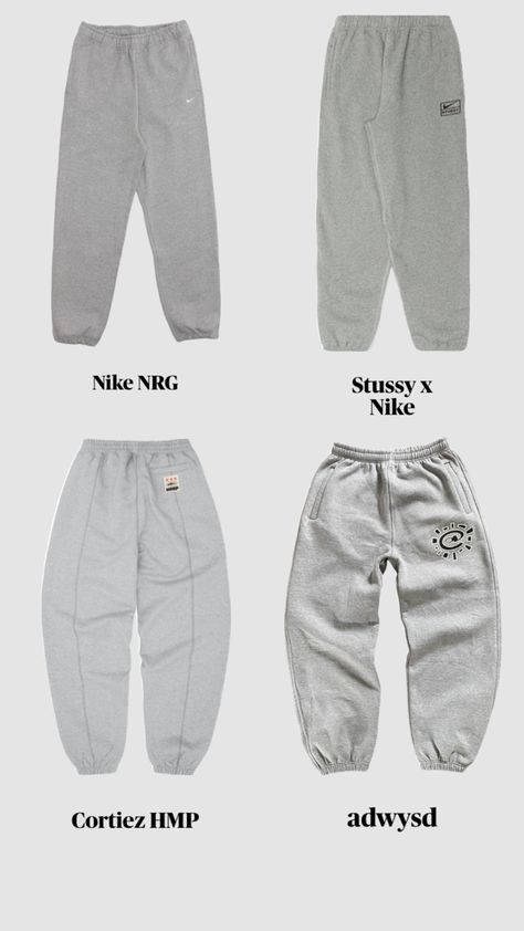 #greyaesthetic #grey #joggers #clothes #clothesinspo #clothesboard #nike #stussy #corteiz #adwysd Nike Joggers Outfit, Nike Stussy, Pick Outfits, Classy Outfits Men, Ju Jitsu, Joggers Outfit, Nike Joggers, Guys Clothing Styles, Clothing Mockup