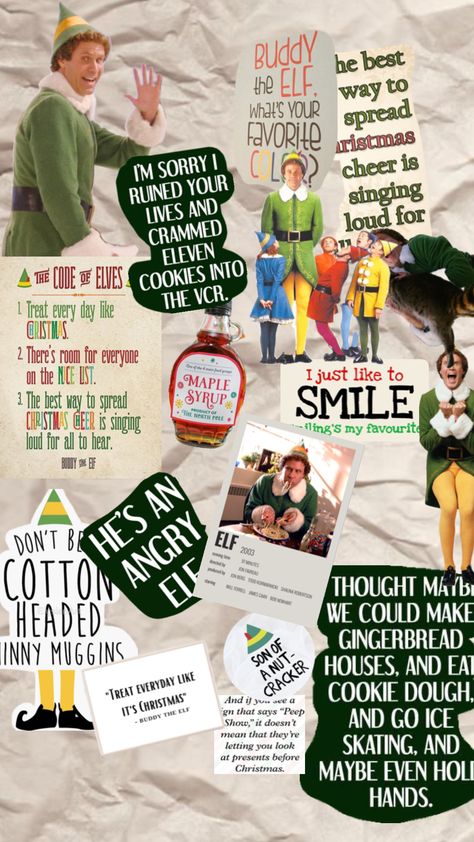 #elf #buddytheelf #quotes #christmas Elf Aesthetic Christmas, Elf Aesthetic, Elf Cookies, Quotes Christmas, Buddy The Elf, Aesthetic Christmas, The Elf, Your Aesthetic, Connect With People