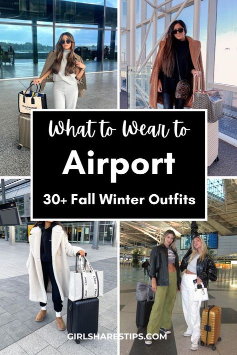 30+ chic fall winter airport outfit ideas to elevate your travel style! Discover comfy looks perfect for jet-setting in comfort and style. Airport Look For Winters, Cozy Airport Outfit Fall, Chicago Fall Outfits Cold Weather, Airport Outfit Women Winter, Cute Fall Travel Outfits, Cold Outfits Going Out, Airplane Style Airport Outfits, Az Winter Outfit, Traveling Outfits Winter Car Road Trips