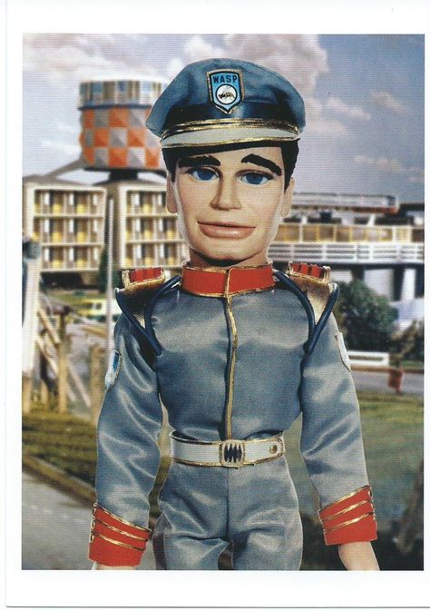 GASCC_19_Captain Troy Tempest Puppet Marionette, Joe 90, Captain Scarlet, Bad Cover, Thunderbirds Are Go, 70s Tv Shows, Child Hood, Gerry Anderson, Classic Television