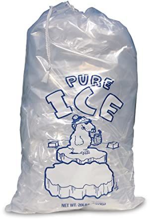 Bag Of Ice, Ice Logo, Ice Maker Machine, Clear Ice, Ice Bag, Ice Machine, Bags Aesthetic, Clear Bags, Gift Wrapping Supplies