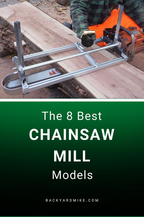 Saw Mill Wood Projects, Chainsaw Mill Plans Diy, Chainsaw Mill Diy, Log Furniture Diy, Portable Bandsaw Mill, Diy Alaskan Chainsaw Mill, Saw Mill Diy, Homemade Chainsaw Mill, Granberg Chainsaw Mill