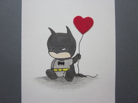 Batman Valentines, Birthday Card Boyfriend, Cute Batman, Batman Gifts, Batman Theme, Batman Inspired, Batman Drawing, Robin Dc, Batman Birthday