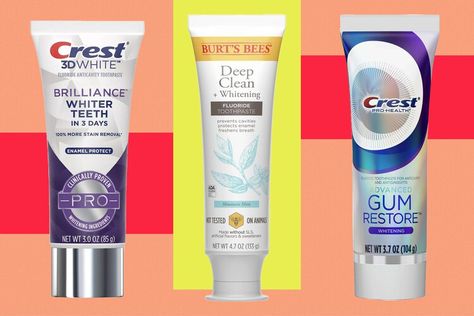 These Toothpastes Whiten Teeth in Minutes — Here's How — Shape Best Whitening Toothpaste, Crest Toothpaste, Best Toothpaste, Brighten Teeth, Gum Inflammation, Teeth Whitening Toothpaste, Skin Scrub, Whiten Teeth, Best Teeth Whitening