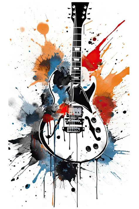 Electric guitars perfect for you. ❤️🎸👇 Guitar Aesthetic Electric, Cheap Electric Guitars, Guitar Art Painting, Drum Rudiments, Electric Guitar Art, Boho Music, Guitar Aesthetic, Electric Music, Beginner Guitar