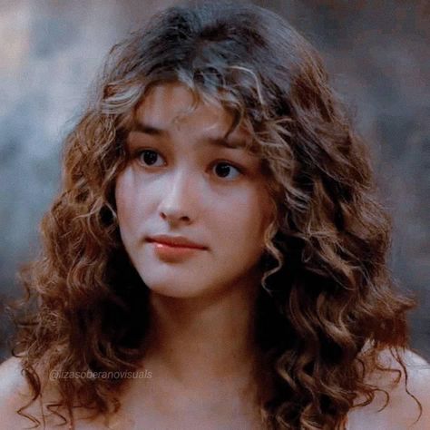 Side View Profile, My Ex And Whys, Lisa Soberano, Character Faceclaims, Some Kind Of Wonderful, Enrique Gil, Alone Together, Liza Soberano, Curly Bangs