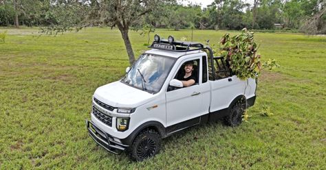 Japanese Mini Truck, Truck Aesthetic, Mini Pickup, Truck Wallpaper, Electric Pickup Truck, Truck Pulls, Electric Pickup, Mini Truck, Electric Truck