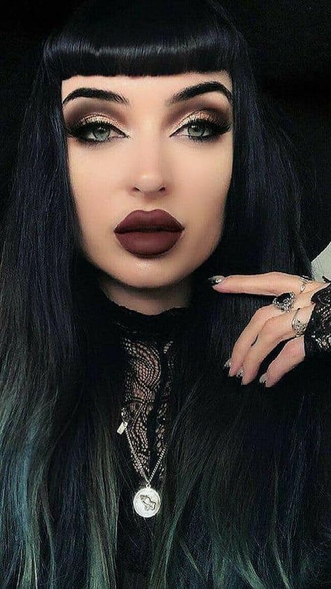 Witchy Makeup, Goth Makeup Looks, Goth Make Up, Dark Makeup Looks, Wedding Makeup Bride, Witch Makeup, Always Tired, Alternative Makeup, Goth Beauty