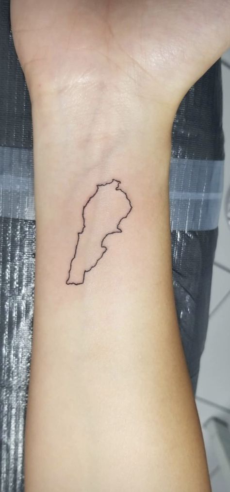 Lebanon Map Tattoo, Morocco Tattoo Ideas, Tattoos In Arabic For Women, Lebanon Tattoo Ideas, Beirut Tattoo, Middle Eastern Tattoo, Lebanese Tattoo, Lebanon Tattoo, Tattoo Arabic