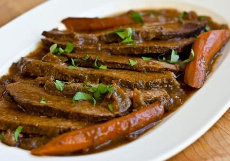 Onion-Braised Beef Brisket Braised Brisket, Once Upon A Chef, Beef Brisket Recipes, Ina Garten Recipes, Brisket Recipes, Sukkot, Braised Beef, Rosh Hashanah, Beef Brisket