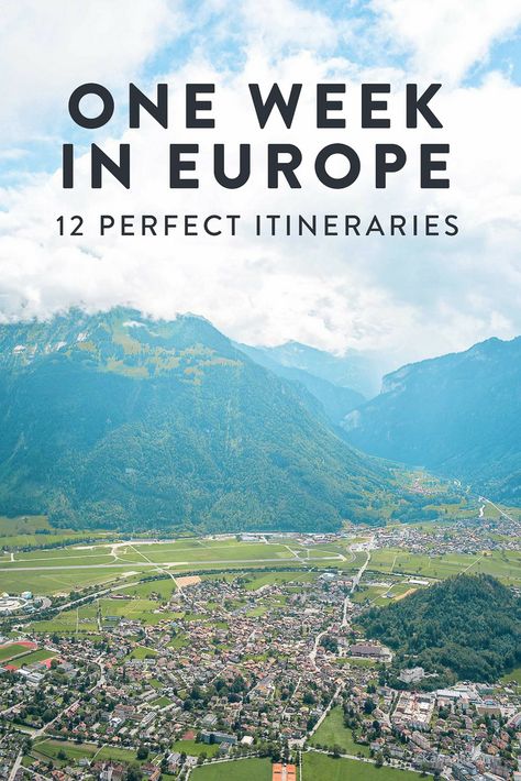 12 Perfect Itineraries for One Week in Europe One Week In Europe, Edward Thomas Hardy, Europe Itinerary, Europe Trip Itinerary, Europe Itineraries, East Europe, Nordic Countries, Perfect Itinerary, Visit Europe