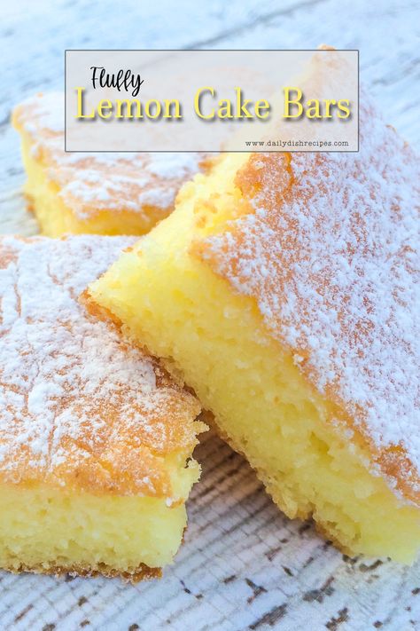 Two Ingredient Lemon Cake Bars are so easy, wonderfully sweet with just the right amount of tart. Moist and soft, angel food texture. Delicious and SO easy! Lemon Angel Cake Bars, Angel Food Lemon Bars, Lemon Angel Food Cake Bars, Two Ingredient Desserts, Lemon Cake Bars, Lemon Angel Food Cake, Lemon Desserts Easy, Cake Bars Recipe, Lemon Cake Easy