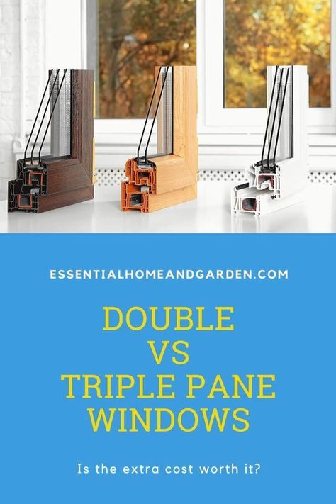 Triple Pane Windows, Window Construction, Window Manufacturers, Diy Home Improvements On A Budget, Monthly Bills, Double Pane Windows, Old Homes, Energy Efficient Windows, Improve Energy