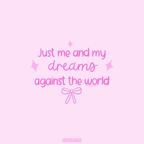 Is it delusion or do you just have big dreams? In my case, my delusional goals have helped me overcome my fears. And it has led me to not only having big dreams, but believing that I’m capable of making them come true. A big thank you to you for being here to support those dreams! 🥹💖 People will say it’s delusion until they see you achieve your goals. So stay delulu and keep going, you’ll get there 💖 #smallbusiness #stickershop #artistsoninstagram #bigdreams #delulu #delusional #motivation #... My Dream Will Come True, Come On Kid This Is Your Dream, I Only See My Goals I Dont Believe, Big Dreams Quotes, I Only See My Goals, Delusional Quotes, Apartment Posters, Pink Wallpaper Ipad, Medical Quotes