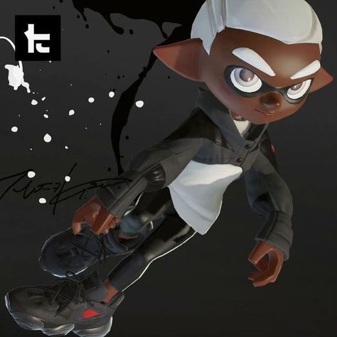 Kensa Splatoon, Toni Kensa, Splatoon Official Art, Like A G6, Splatoon Games, Splatoon 2 Art, A Hat In Time, Cool Wallpapers Art, Squid Games