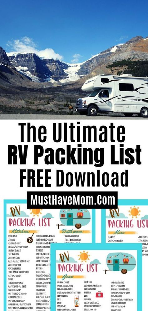 Trailer Packing List Rv Checklist, Packing List For Camper Trailer, What To Pack For Rv Camping, Las Vegas, Rv Packing List Free Printable, Rv Camping Packing List, Packing List For Camping In A Camper, Rv Camping Checklist Family, Travel Trailer Packing List Rv Checklist