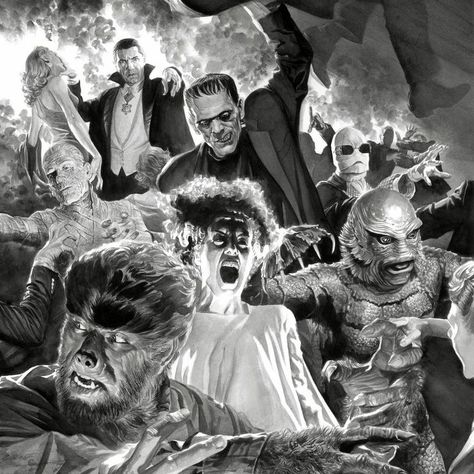 Monsters Wallpaper, Universal Studios Monsters, Universal Studio, Alex Ross, Universal Monsters