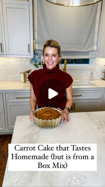 Jamie Tarence | Family Savvy | Food/Lifestyle Blog on Instagram: "Who said you can’t make next-level cakes from a boxed cake mix?! The truth is with a few additional ingredients, you can make it taste homemade!😉During the colder months, I love making this Carrot Bundt Cake, and I encourage you to give this a try.❤️ . What are the ingredients that take it to the next level? I add grated carrots, crushed pineapple, vanilla pudding mix, sour cream, and spices to give it more of a homemade touch✅ . Cake Box Carrot Cake Recipe, Doctored Up Boxed Carrot Cake, Sour Cream Carrot Cake, Box Carrot Cake Recipe, Carrot Cake Bundt, Carrot Bundt Cake, Family Savvy, Kentucky Butter Cake, Cake Hacks