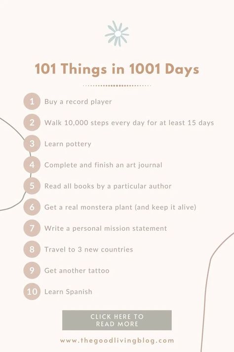 Single Bucket List, 101 Things To Do In 2023, Yearly Bucket List, 101 Things In 1001 Days, 101 In 1001 Ideas, 2024 Bucket List, Personal Mission Statement, Blog Logo Design, Bucket List Life