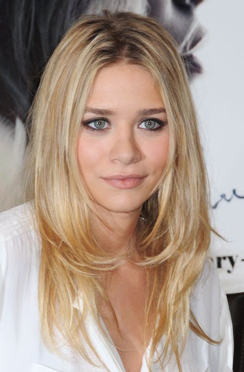 HAIR INSPIRATION: ASHLEY | LAYERED HAIRCUT Ashley Olsen Hair, Long Bobs, Blonde Makeup, Wedge Hairstyles, Beehive Hair, Hairstyles Medium Length, Wedding Hairstyles Medium Length, Bouffant Hair, Asymmetrical Hairstyles